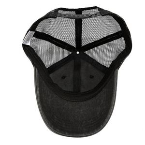 2025 Retro Washed Old Baseball <b>Hat</b> Net Cap Sunshade Breathable Logo Embroidered Blank Mesh Trucker <b>Hats</b> - Product Image 6