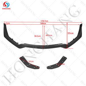 Chaoshenghang nouveau Style Kit PP ABS séparateur de lèvre de pare-chocs avant pour Ford <span class=keywords><strong>Mustang</strong></span> GT350 GT500 <span class=keywords><strong>accessoires</strong></span> Auto modifiés 2018 <span class=keywords><strong>2019</strong></span> - Product Image 2