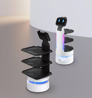 Robot de livraison de nourriture commercial Segway-Ninebot, navigation laser SLAM, évitement d'obstacles, charge de 30 kg, 1 plateau, intelligent