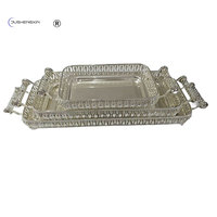 Fruit Snackbord Middag Thee Cake Display Rack Kerst Bruiloft Middelpunt Dessertbord Luxe Gouden Fruit Dienblad