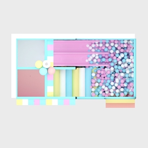 Preschools Indoor Family Naughty Castle Featuring <b>Small</b> <b>Slide</b> Ball Pool Macaron Themed Amusement Kids Indoor Playground - Product Image 4