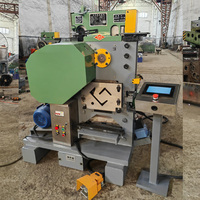 Machine de découpe, pliage et poinçonnage mécanique multifonction de haute qualité avec équipement de rainurage métallique, haute productivité