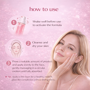 Sérum Visage Liquide OEM au Collagène, PDRN, Peptide Rose et ADN de Saumon pour Éclaircissement et Anti-Rides - Product Image 3