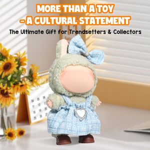 Ensemble de robes 2 pièces en peluche de luxe de qualité supérieure pour poupée Lububu de 17cm - Product Image 5