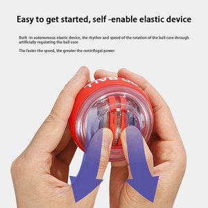 Gyroskopische Silikon-Handgelenk-Rückkehrleistung Gyro-Ball-Übungsgerät Einbaugelenk-Gyroball-Roller Handgelenk-Training Ball-Behinderung 5-farbige Led-Leuchte - Product Image 2
