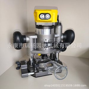 Electrical Router 21V Brushless Li-ion Multifunctional <b>Woodworking</b> <b>Tool</b> With Dust Collection For Carving And Slotting - Product Image 1