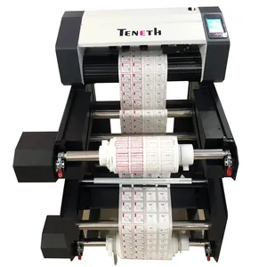 Roll untuk Roll Label Mati Mesin Pemotong dengan Slitter/Teneth Roll Label Cutter