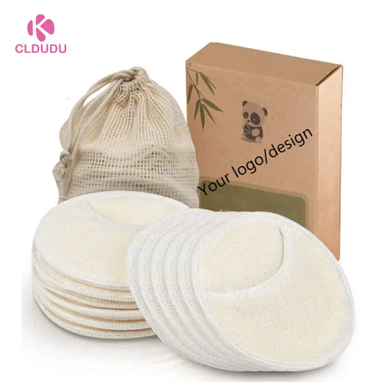 Nhà Máy Bán Hàng Toàn Bộ Nhãn Hiệu Riêng Facial Sợi Nhỏ Trang Điểm Remover Pad Tái Sử Dụng Sợi Nhỏ Trang Điểm Remover Pads