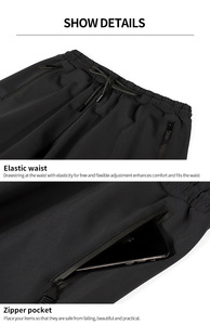 Ropa Deportiva para Hombre, 80% Nailon, 20% Elastano, Secado Rápido, Pantalones Deportivos para Correr, Gimnasio, Jogging, con Logotipo Personalizado, Pantalones Deportivos para Hombre - Product Image 5