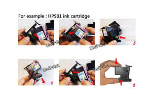 잉크 카트리지 클램프 흡수 클립 펌핑 도구 호환 <span class=keywords><strong>HP</strong></span> 121 <span class=keywords><strong>122</strong></span> 140 141 300 301 캐논 pg240 pg540 잉크 카트리지 - Product Image 5