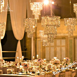 Mariage clair acrylique mariage haut plafond <span class=keywords><strong>lustre</strong></span> lustres décoration pour les événements de banquet de mariage - Product Image 3