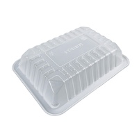 Barquettes jetables en PP dépoli pour emballage sous atmosphère modifiée (SMA) pour viande, nouilles, chewing-gum - Scellées à chaud, haute barrière pour la fraîcheur