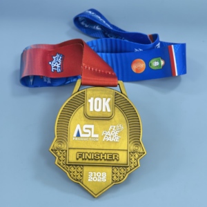 Custom Medals Sports Judo Running Personalized Boxing Swimming Karate <strong>Football</strong> Metal Golf Futsal Fiesta Medal - Product Image 2