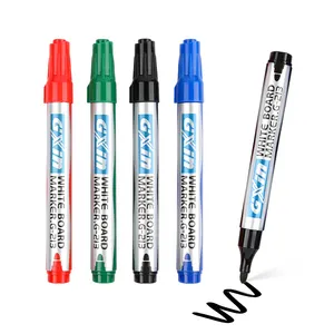 GXIN-Marcador de borrado en seco, conjunto de marcador de pizarra blanca de precio competitivo, para oficina escolar, escritura continua, 12 Uds.