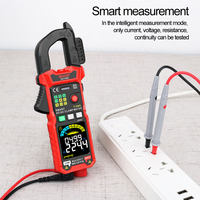 GVDA Smart Digital Clamp Meter True RMS Multimeter Rentang Otomatis 6000 Hitungan NCV DC AC Inrush Tester Suhu Arus