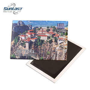 Peinture personnalisée Art déco métal étain <span class=keywords><strong>plaque</strong></span> <span class=keywords><strong>aimant</strong></span> publicité Souvenir paysage réfrigérateur réfrigérateur <span class=keywords><strong>aimant</strong></span> pour réfrigérateur - Product Image 2