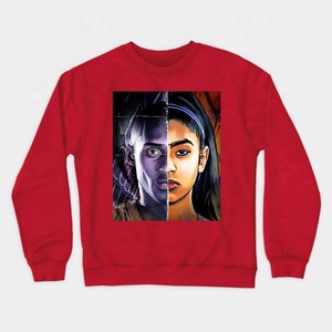 2025 hommes de haute qualité sweats surdimensionnés goutte épaule blanc col rond épais poids lourd hiver sweat - Product Image 6