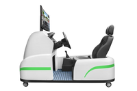 Simulateur de conduite automobile intérieur haute fidélité certifié CE pour les écoles de conduite |   Simulateur de conduite réaliste pour auto-école