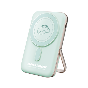 แบตเตอรี่สำรองแบบไร้สายพร้อมที่วางโทรศัพท์10000mAh PD20W ป้ายทะเบียนอย่างเป็นทางการจาก Rock Crayon Shin-chan - Product Image 1