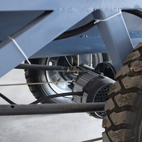 Nouveau Tricycle Électrique Automatique à Alimentation Rotative à 360° avec Vis Sans Fin, Moteur Brushless, Capacité 350KG pour Poudre et Granulés, Chariot pour Bétail et Volaille