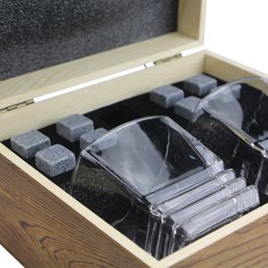 Pierres à whisky en granit, accessoires de bar, ensemble de pierres à whisky avec verres, coffret cadeau - Product Image 3