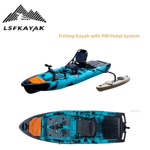 Kayak <span class=keywords><strong>de</strong></span> pêche modulaire LSF 2,8 m pour 1 personne, <span class=keywords><strong>bateau</strong></span> léger à propulseur avec construction durable <span class=keywords><strong>en</strong></span> HDPE - Product Image 5