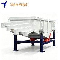 Tamis vibrant linéaire pour la filtration des liquides, en acier inoxydable SUS304, pour la séparation solide-liquide, filtre à boues, machine de tamisage vibrant
