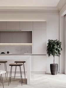 Fabricant Foshan d'armoires de cuisine de luxe armoire de cuisine à tirette laquée armoires de cuisine en contreplaqué armoires de cuisine personnalisées avec <span class=keywords><strong>porte</strong></span> en verre - Product Image 4