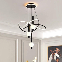 Lustre suspendu en acrylique blanc doré nordique pour la maison, décoration de salle à manger, luminaire suspendu LED pour îlot de cuisine
