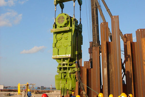 Hochfrequenz R/Min Spund wand <span class=keywords><strong>Mini</strong></span> bagger Doppel klemme Vibrations hammer für Kran - Product Image 6