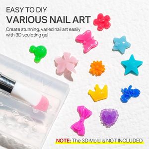 NUEVO Esmalte de Uñas en Gel 3D 4D 5D de 12 Colores, Estilo Japonés, para Esculpir Uñas - Product Image 2