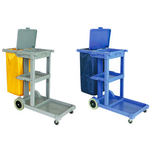 Haotian 도매 모델 D-011-1B 회색 청소 카트 (커버) - Product Image 4