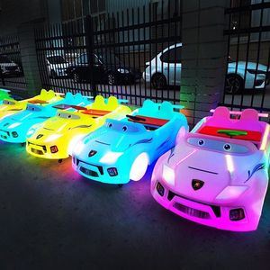 2024 commercial illuminé véhicule d'amusement décrochage <span class=keywords><strong>location</strong></span> parent-enfant double carré extérieur auto tamponneuse électrique pour enfants - Product Image 3