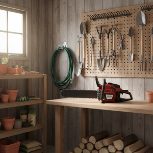 Motosierra 450 de 2.5kW y 58CC con Barra de 18/20 Pulgadas para Podar Huertos y Cortar Árboles en el Jardín, Ligera y Portátil - Product Image 1