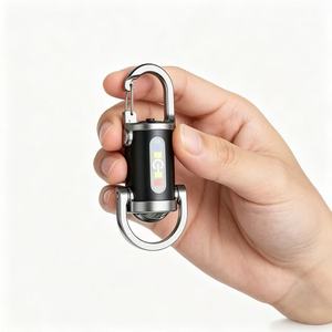 Pocket <b>Small</b> LED Keychain <b>Light</b> Rechargeable Portable Side <b>Light</b> Work <b>Light</b> Emergency Camping Hiking Handheld Mini Flashlight - Product Image 1