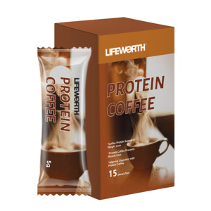 Protéine de lactosérum instantanée au <span class=keywords><strong>café</strong></span> noir Lifeworth - Product Image 3
