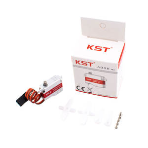 Ventes chaudes KST A08H V6.0 HV Servo micro sans noyau à engrenages métalliques DC7.4V en alliage d'aluminium 3.2Kgf.cm 0.09sec pour modèle RC planeur - Product Image 3