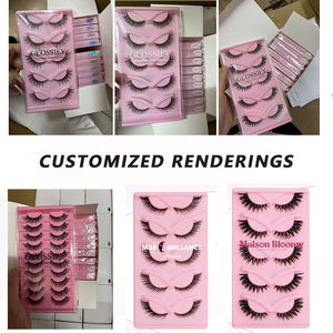 ขนตาปลอมแบบ 8 มิติ รุ่นแคทอาย ขนตาปลอมแบบวิสปี้ ขนมิ้งค์เทียม 10 คู่ รุ่น D โค้งงอนธรรมชาติ ทำมือ ขนตาแบบเต็มแถบ - Product Image 5