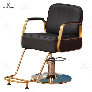 Silla de salón de peluquería moderna y sencilla, sillón de salón de peluquería con elevación especial, silla para peluquería y corte de pelo