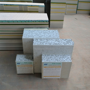 Lửa xếp hạng tường mái cấu trúc cách nhiệt tấm bánh sandwich EPS bọt lõi với xi măng khối bê tông Nhà Bên Ngoài ứng dụng - Product Image 1