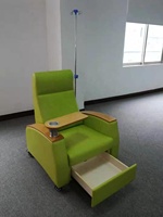 EU-DC641 chaise de chirurgie médicale de clinique annuelle Offre Spéciale, chaise de collecte de sang, chaise de polymérisation manuelle