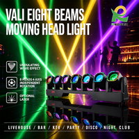 Redsun 860 Wave RGBW LED Moving Head Beam Light DMX512 Éclairage d'effet de scène pour événements, mariages, clubs, discothèques, bars