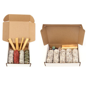 Méditation nettoyage à domicile nettoyage spirituel palo santo coquille d'ormeau californien paquet de sauge blanche kit de bâton de bavure - Product Image 1