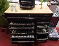 Gabinetes De Herramienta à 12 tiroirs Armoire d'atelier de garage en métal Boîte à outils robuste Chariot à outils roulants à rouleaux avec frein