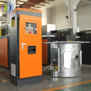 Luoyang JD Brand IGBT ubc scraps aluminum recycling machine 500kg electric melting furnace