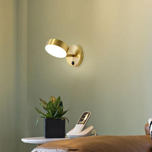 Diseño redondo moderno Dormitorio cabecera lectura Punto pasillo Espejo de inodoro foco LED frontal - Product Image 4