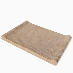 Cat Scratcher Cardboard Corrugated Scratch Pad Cat Scratching Lounge Bed For Furniture Protection Cat Training Toy