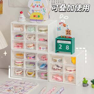 Drawer Organizer With Freely Combinable Dividers Plastic Desktop Cosmetic Storage <b>Box</b> Modular <b>Vanity</b> <b>Box</b> For Makeup Storage - Product Image 2