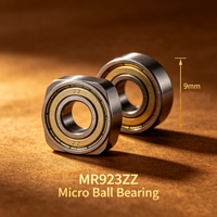 Roulement à billes micro blindé MR923ZZ 2,3x9x3mm en acier GCr15 Z1-Z4 à faible bruit pour petits moteurs