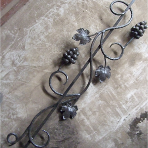 Forged Iron <strong>Newel</strong> <strong>Post</strong> Components Stair Railings Fence Gate - Product Image 2